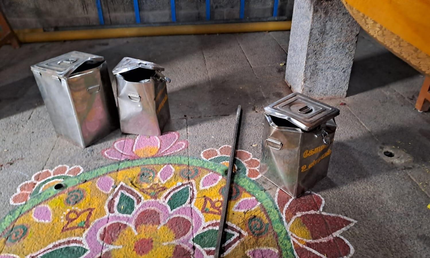 விழுப்புரம் அருகே வரதராஜபெருமாள் கோவிலில் உண்டியல் பணம் கொள்ளை