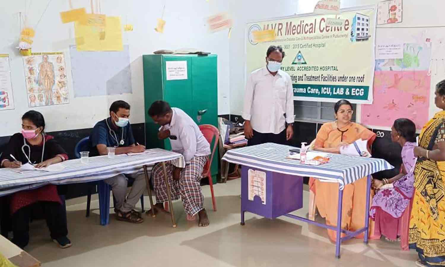 எம்.வி.ஆர் மருத்துவமையம் சார்பில் இலவச மருத்துவ முகாம்
