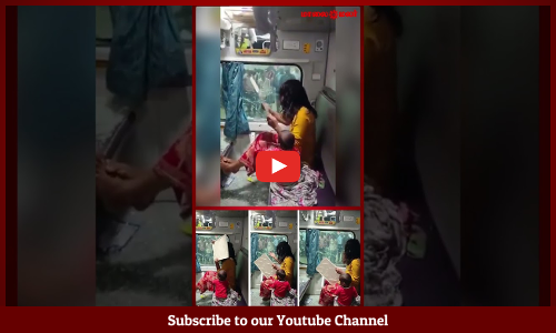 Woman breaks AC coach window | ரயிலில் பர்ஸ் திருட்டு! ஆத்திரத்தில் ஏசி கோச் கண்ணாடி உடைத்த பெண்