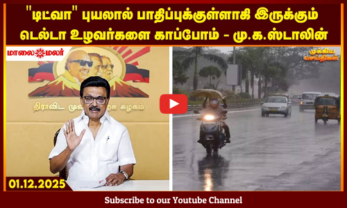 Today Headlines - DECEMBER  01 2025 | மாலை தலைப்புச் செய்திகள் | Evening Headlines | Maalaimalar