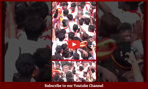 கட்டுக்கடங்காத கூட்டம்..மக்கள் வெள்ளத்திற்குள் வந்த பொதுச்செயலாளர் ஆனந்த் | Maalaimalar