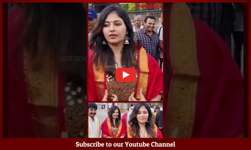 Anjali | திருப்பதியில் சாமி தரிசனம் செய்த நடிகை அஞ்சலி | Maalaimalar